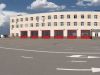 Logistic zone. Fire station