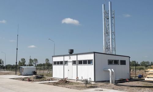 Incubator. The building boiler. Indoor heat supply networks