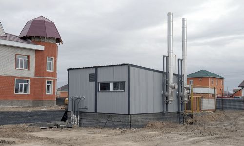 Heat supply for kindergarten «Samal»